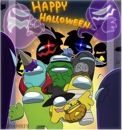 All Rodrmix characters + among us show