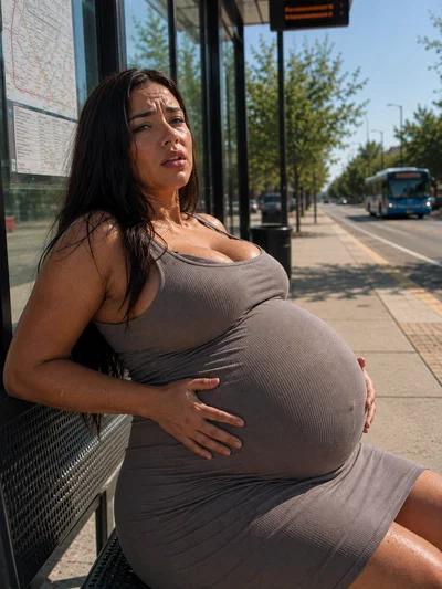The Woman at the Bus Stop