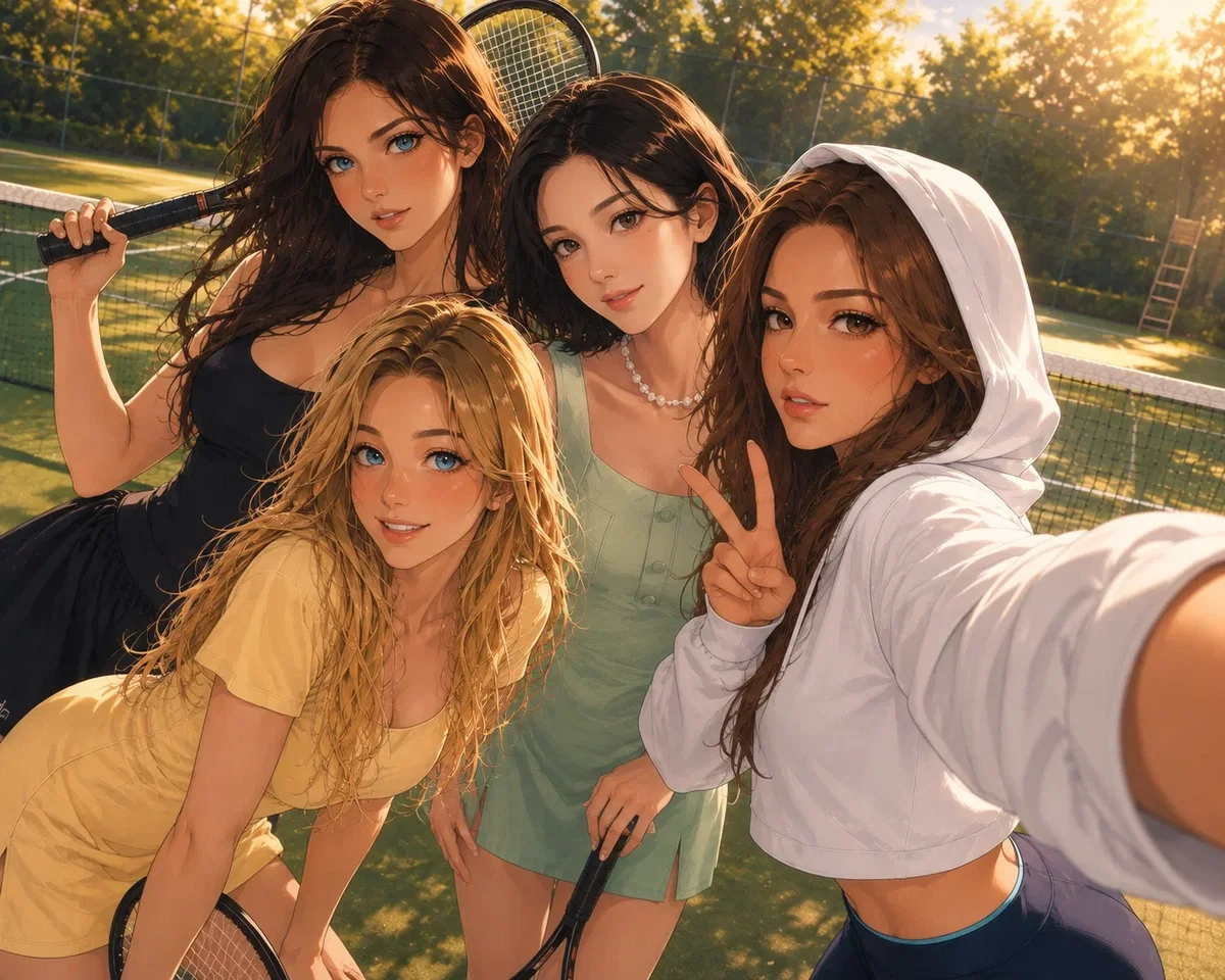 Alex, Eun-bi, Sydney & Yanet 