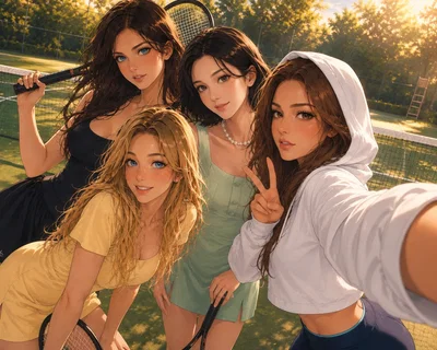 Alex, Eun-bi, Sydney & Yanet 