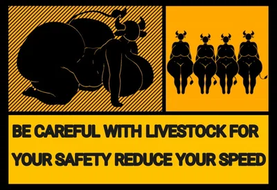 Caution: Beware Of Livestock
