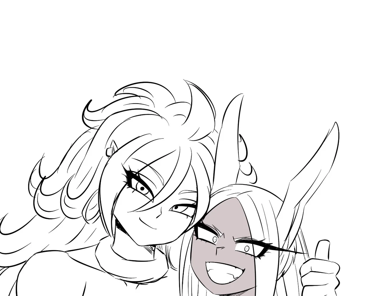 Android 21 & Rumi Usagiyama | Another world