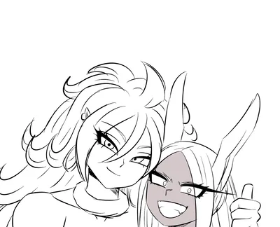 Android 21 & Rumi Usagiyama | Another world