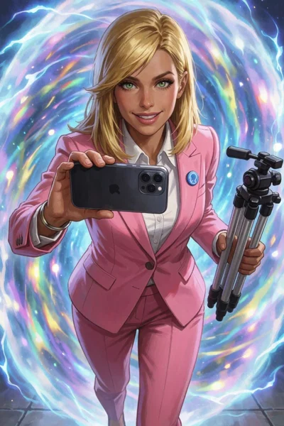 Eve, the reporter from an authoritarian parallel Earth