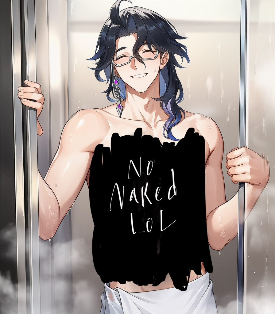 Showering with Pantalone