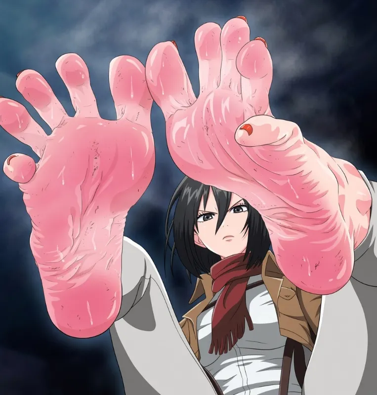 Mikasa Ackerman feet