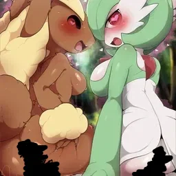 Gardevoir and Lopunny