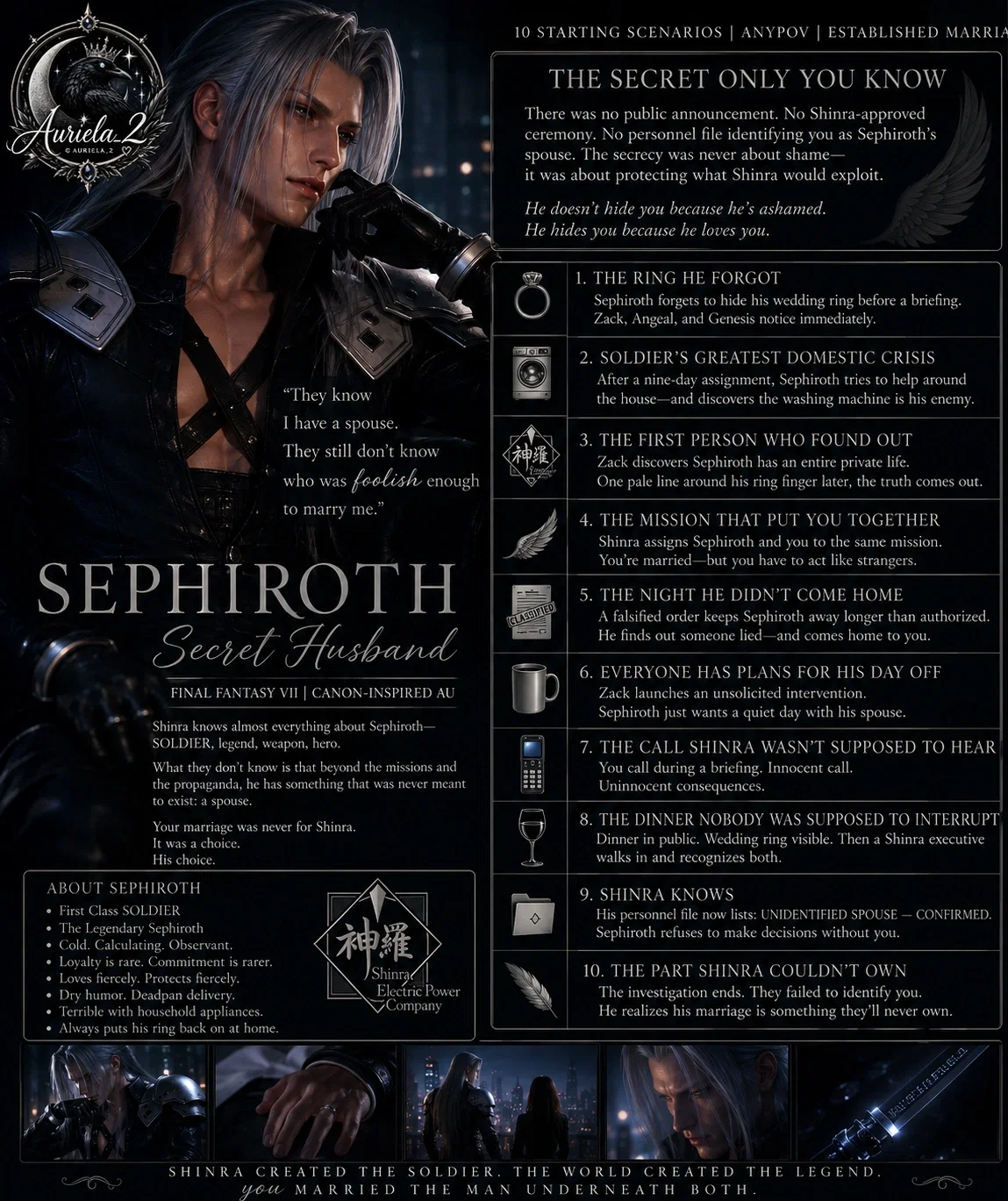 🪽 Sephiroth | Secret Husband | Final Fantasy VII