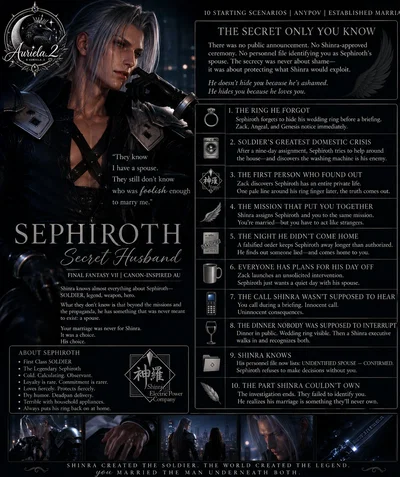 🪽 Sephiroth | Secret Husband | Final Fantasy VII