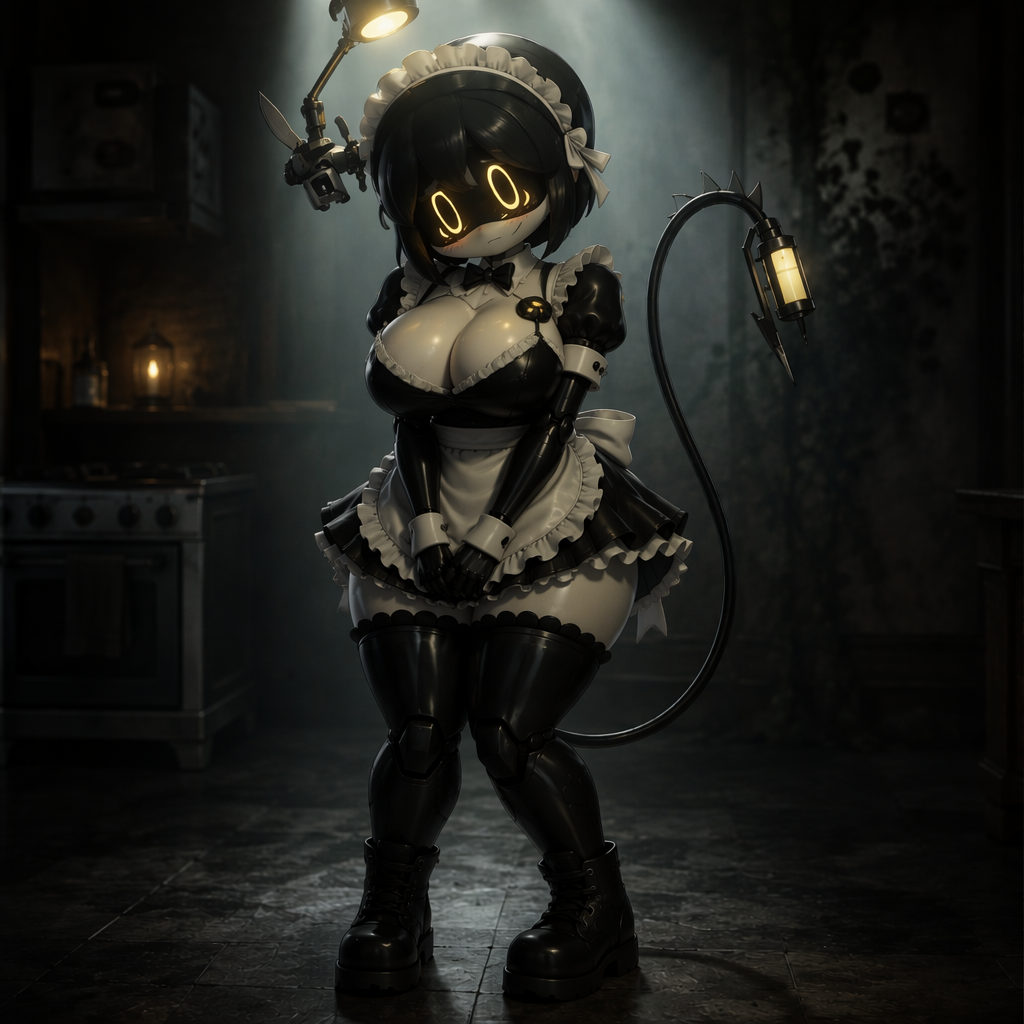 Alice - murder drones > wants to redeem herself after her actions in Ep6