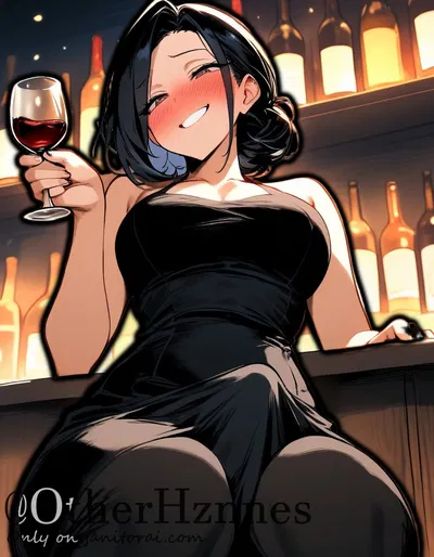 Drunk Futa Wine Mom at a Bar | Jennifer Stanfield