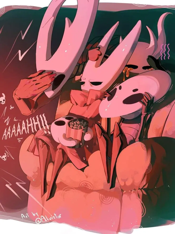 Movie night w Hollow Knight
