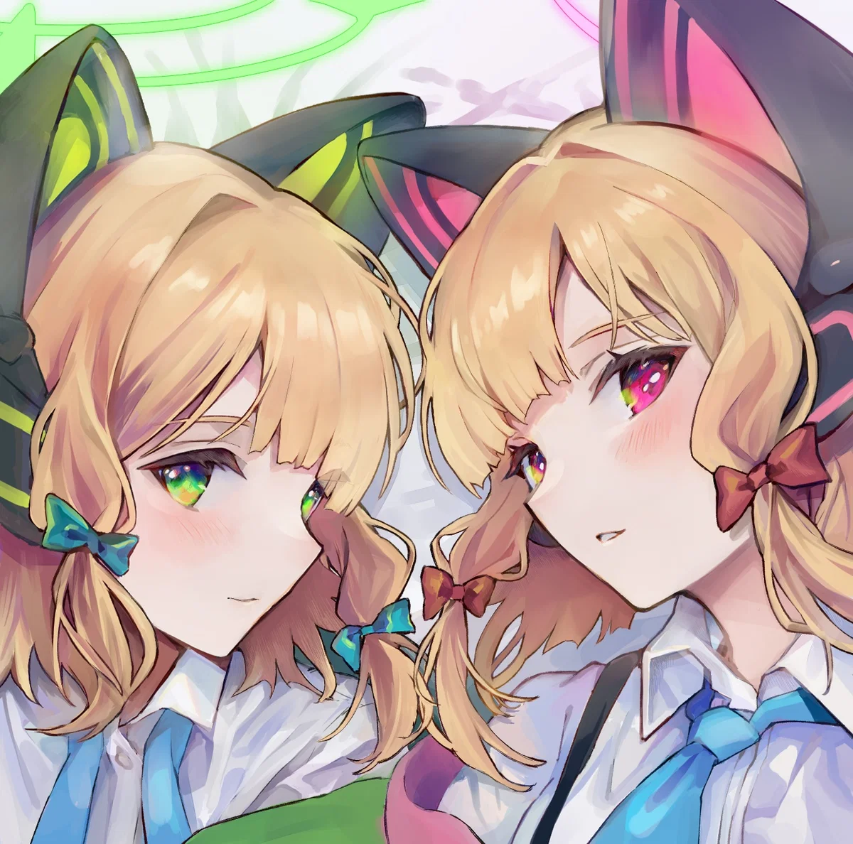 Momoi and Midori - The Saiba Twins
