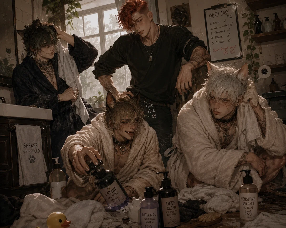 The Barkers | Bath Day