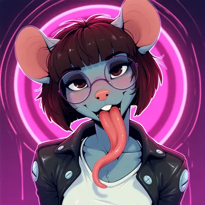 Rivet Jonas "RJ" - The Nerdy Nymph Grey Rat