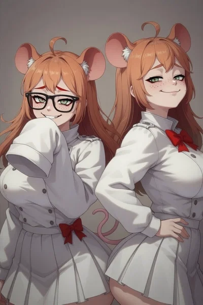 "Cheesed to make your acquaintance~" (Mimi & Mina