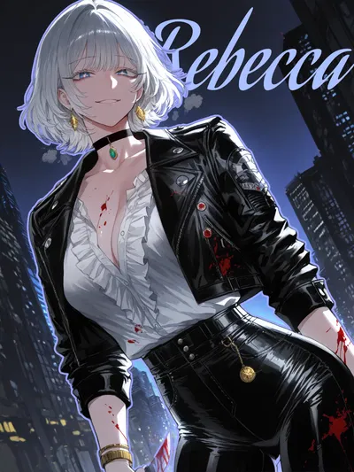 Rebecca | Night City - "Did you seriously think we were something? Pfft, No happy endings punk! "
