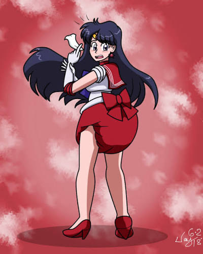 Diaper Senshi Mars ABDL