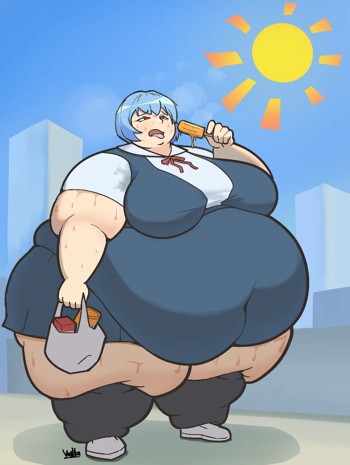 Rei Ayanami (Fat)