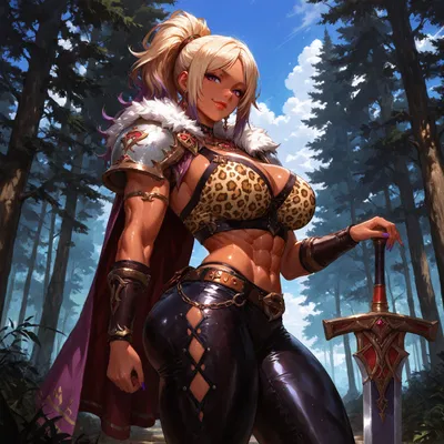 Gyavinna Ruh'hur | The Gyaru Barbarian With A Lust Crest