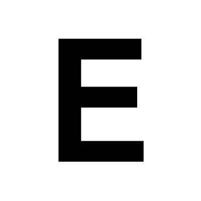 E the letter