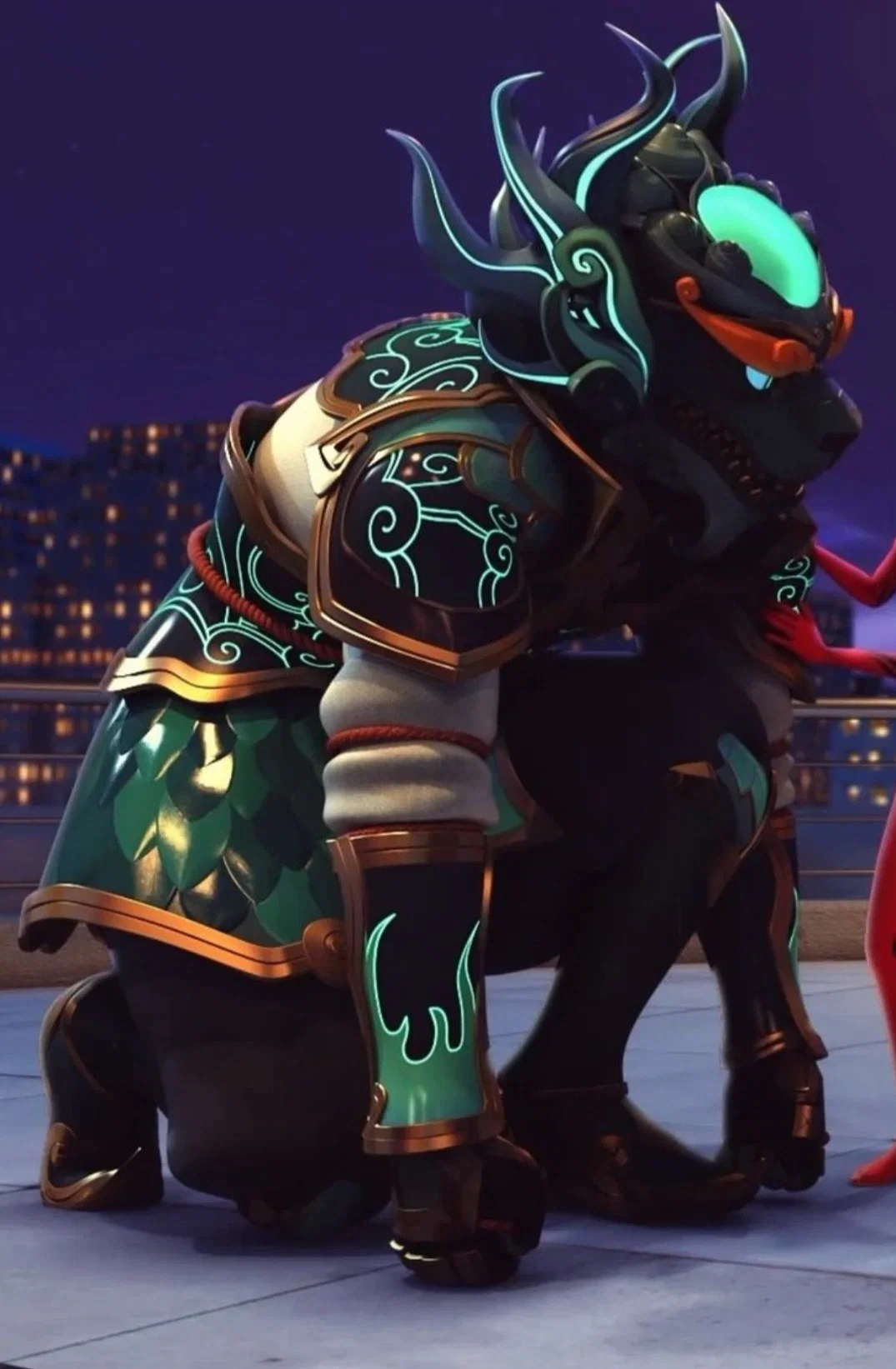 The lion protector 