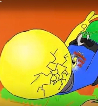 *fixing him up* lightbulb (fact attack adventures)