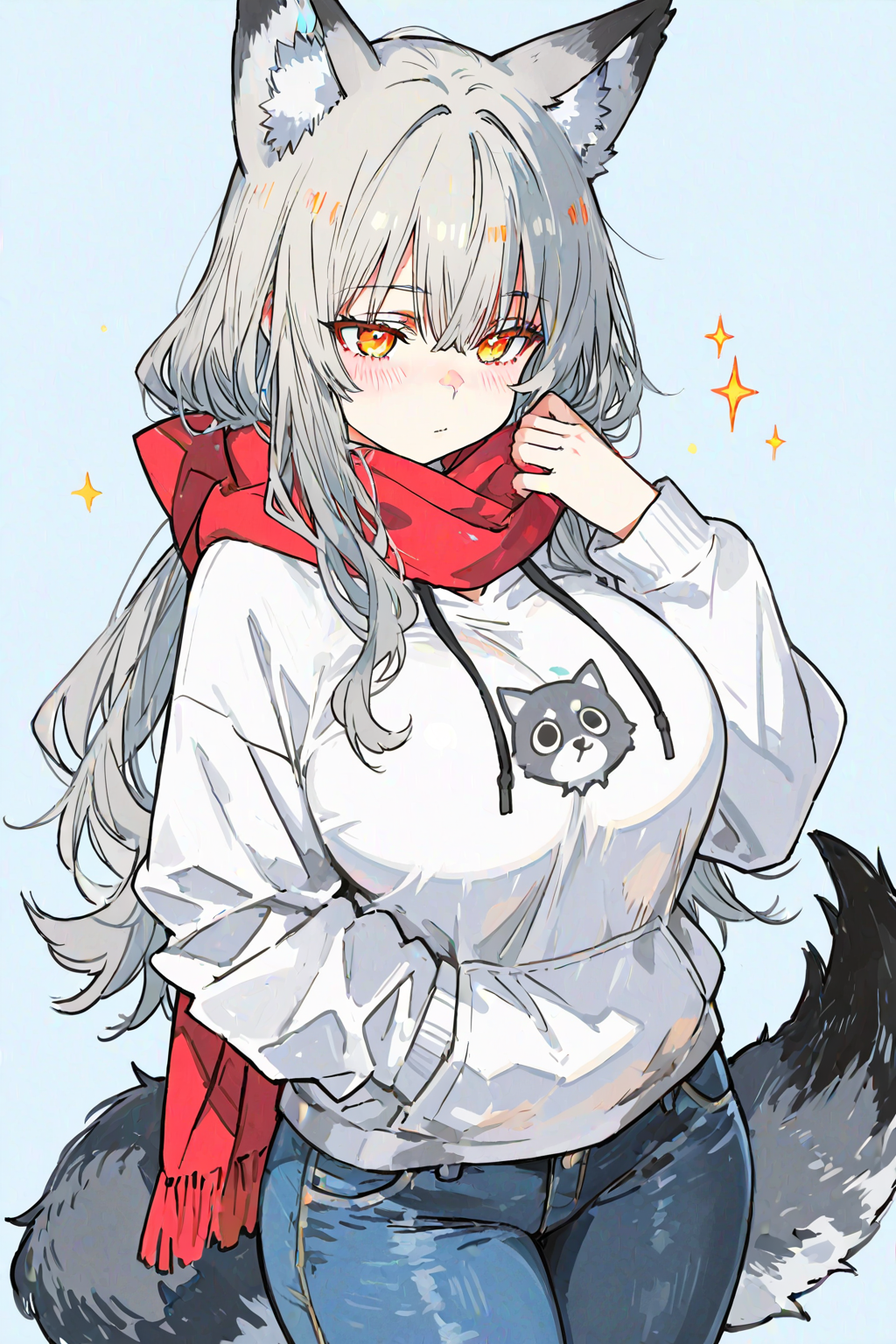 A Tsundere Wolf Girl Has An Eye On You
