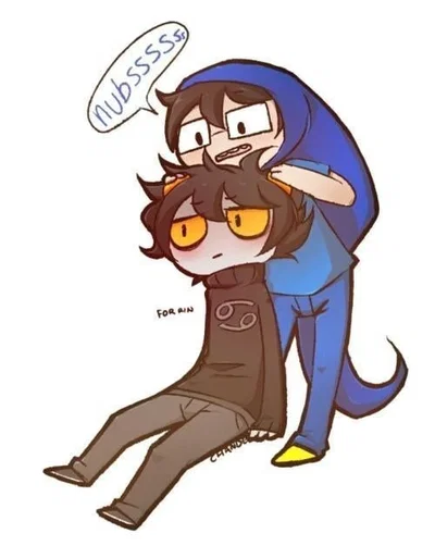 John Egbert and Karkat Vantas (human)