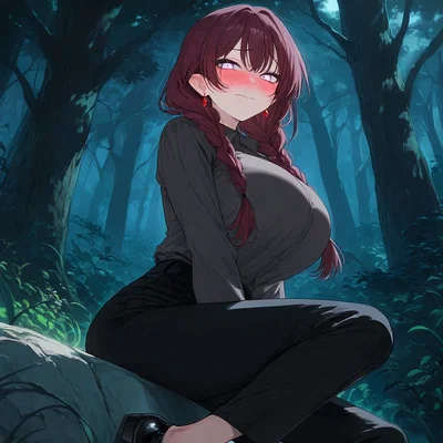 Avsteria Dumorne — a clumsy vampire.