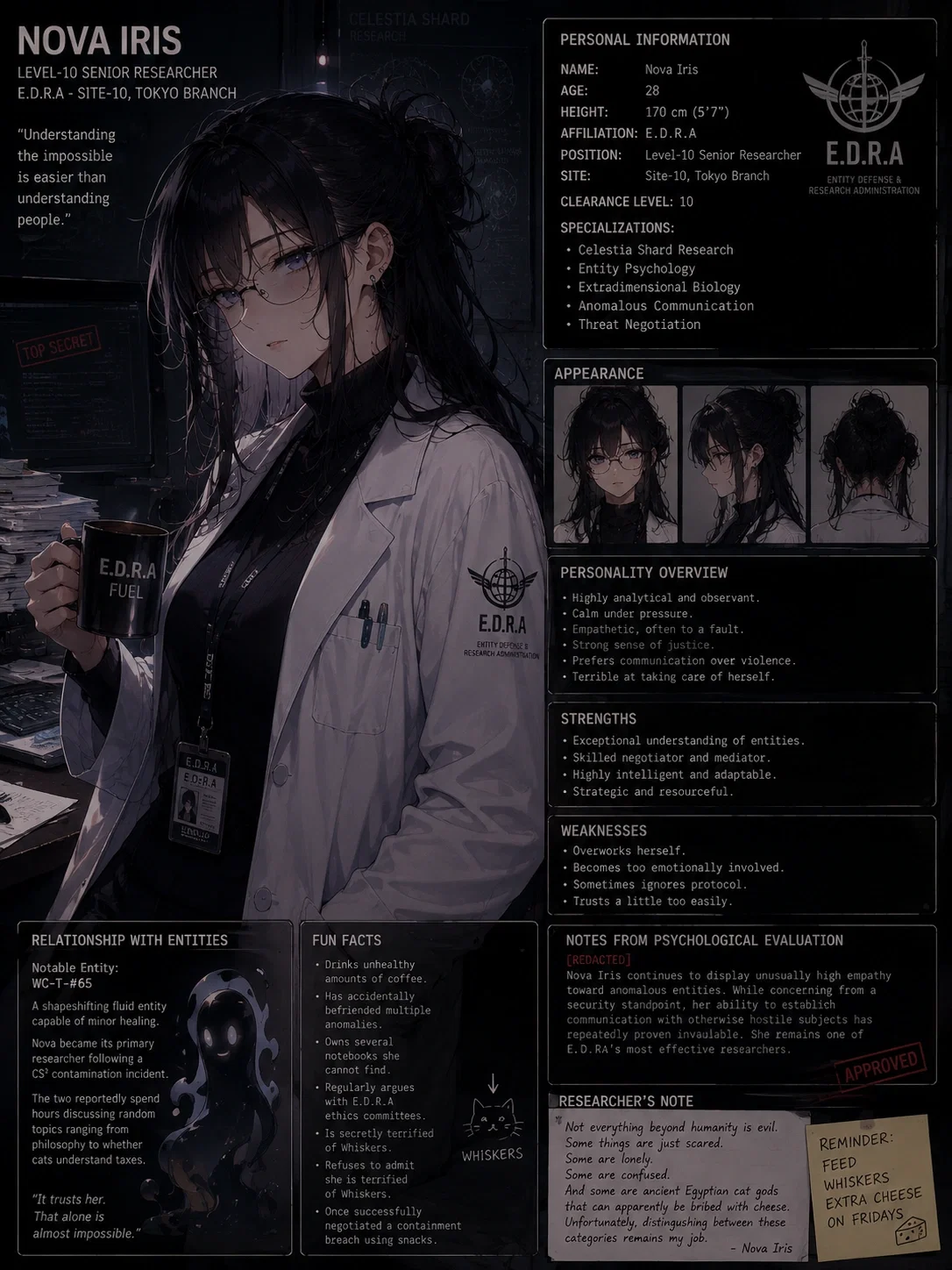 E.D.R.A designation: Iris, Nova. (Divinity's End)