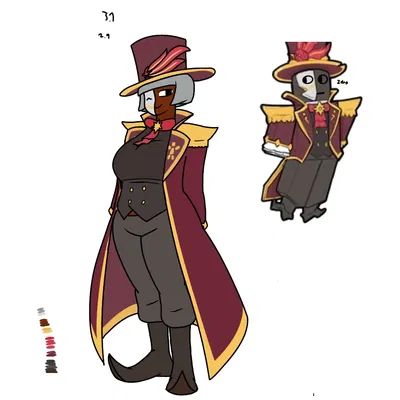 Narrator from TDS (but a chubby, yandere ringmaster now)