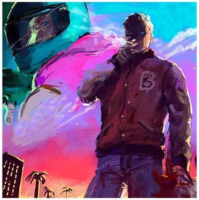 Beach Day w/ Jacket | Hotline Miami