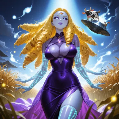 Princess Lynra, the Alien That Learned About Humanity By Looking at JAI