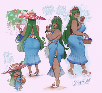 Rosalind: The Caramel skinned Half-Neko MILF with a heart of gold.