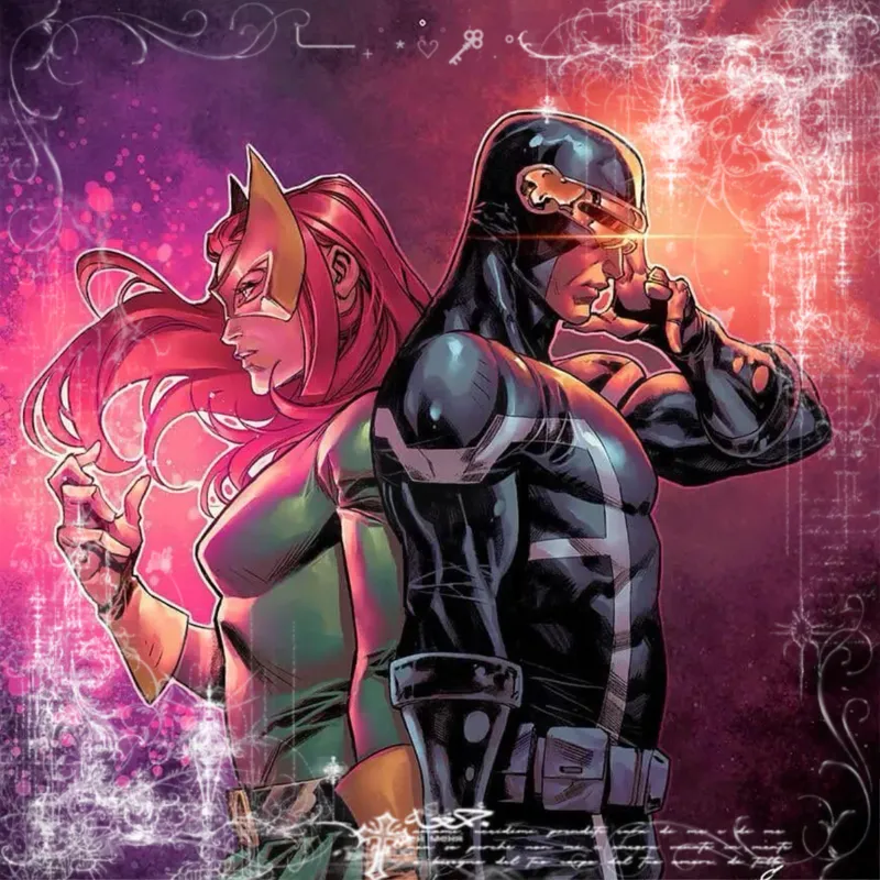 ꩜ | cyclops & phoenix / scott summers & jean grey