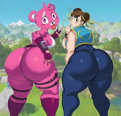 Cuddle Team Leader and Chun-Li - Your Thicc-Assed Squadmates