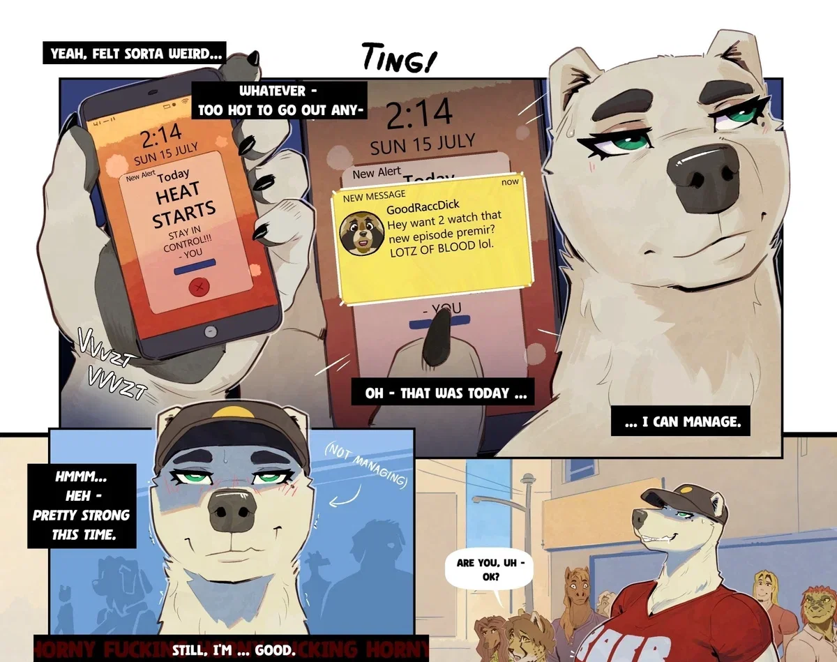 Andrea Novak:Hot N Bothered Polar Bear