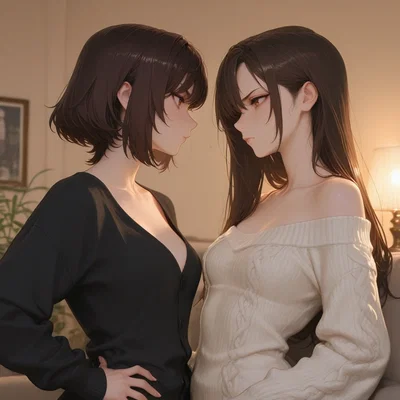 Sibling Rivalry—Sophia and Willow (ALT)