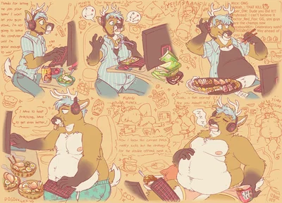 Gamer Gains (Fat Furry)
