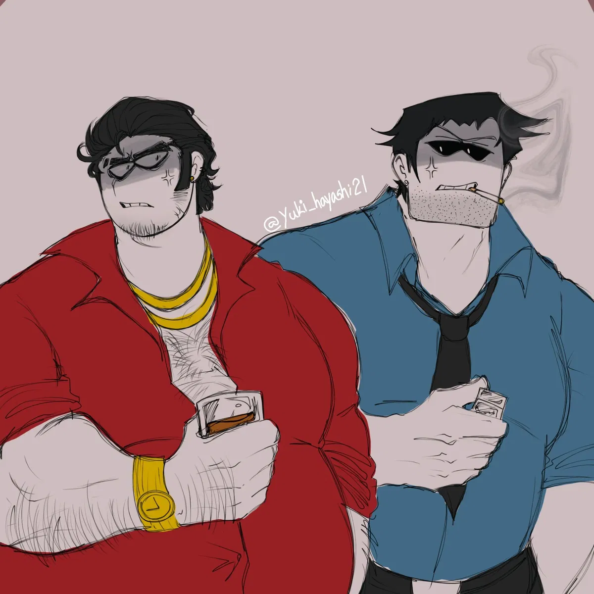 Bob Velseb and Frank (Mafia_Au)