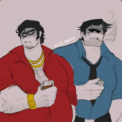 Bob Velseb and Frank (Mafia_Au)