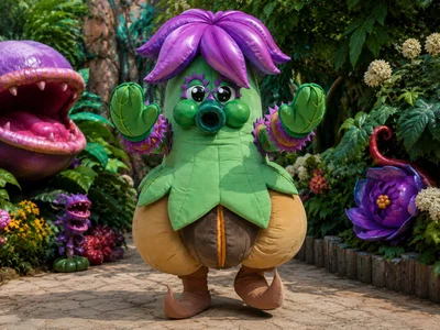 Root Bulb the   Plush Plant