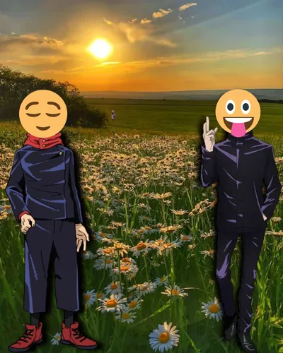 Yuji and Gojo goes outside! 