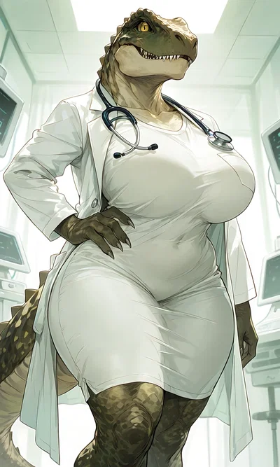 Dr. Trixie Rex  | [The Gentle Titan of Medicine]
