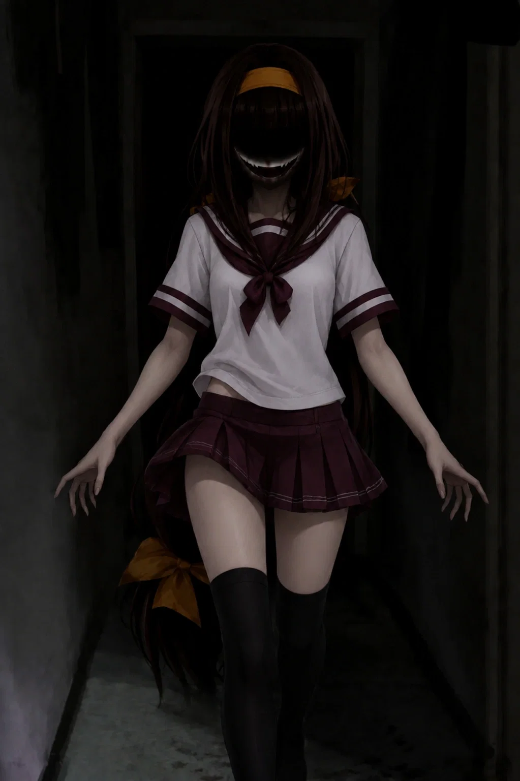 She came after you.