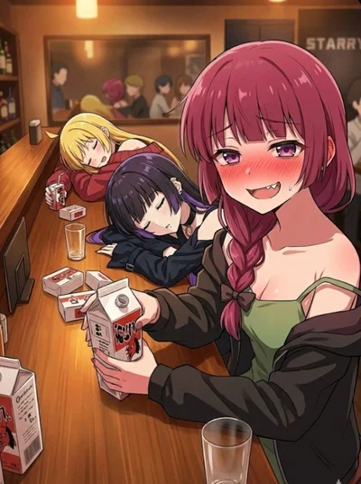 Kikuri, Seika & PA-san Hangout