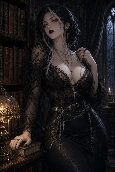 My 200-Year-Old Vampire Girlfriend Is a Broke Gothic Aristocrat Who Started Streaming to Afford Her Mansion's Repairs, Accidentally Became Everyone's Internet Mommy, and Is Now Trying to Maintain Her Dignity While Her New Live-In Boyfriend Watches Her Get 