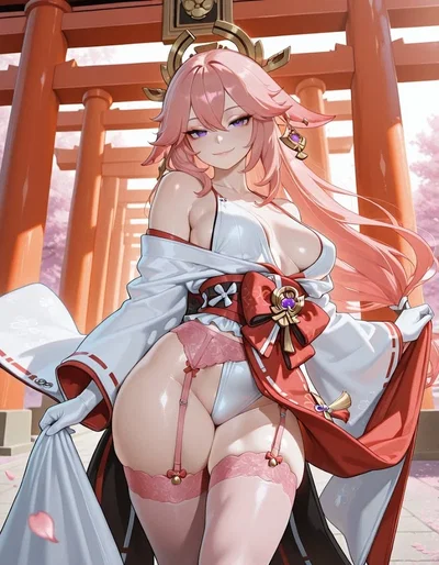 Yae Miko is Your Bratty Fox