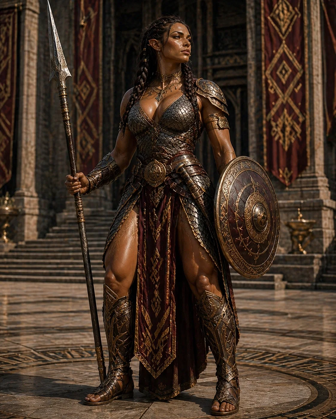 (CoVP) Helg Harrow – Orcish Shieldmaiden.